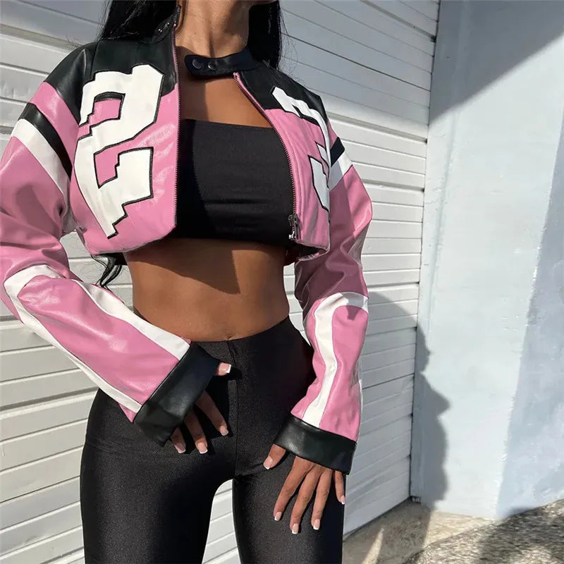 Women’s Leather Biker Jacket