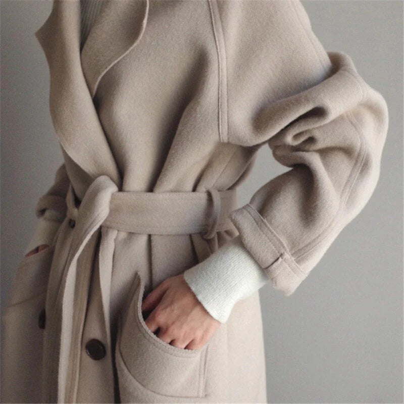 Women's Long Wool Coat