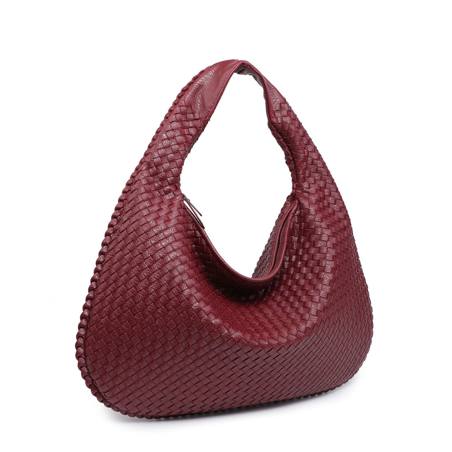 Woven Leather Tote Bag by Carmichael