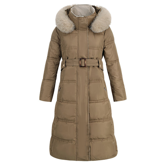 Women's Winter Parka With Fur Hood