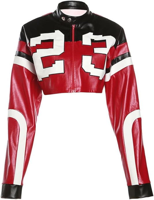 Women’s Leather Biker Jacket