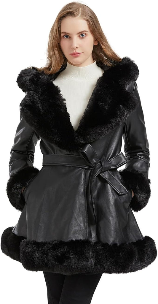 Women's Posh Faux Fur Coat