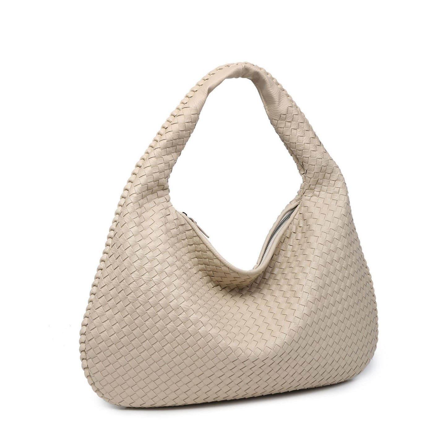 Woven Leather Tote Bag by Carmichael