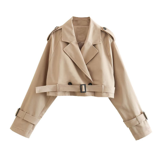 Women’s Cropped Trench Coat