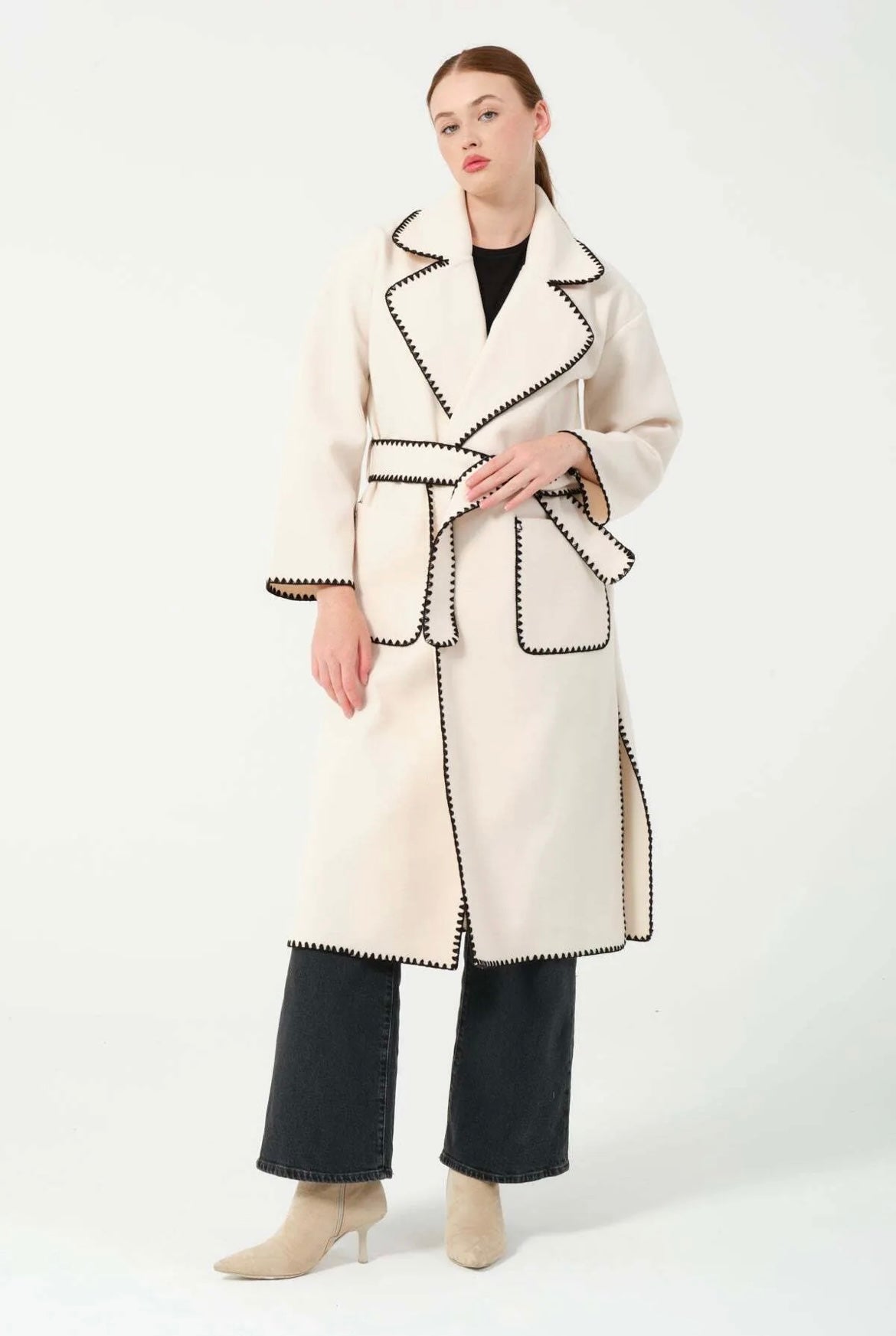 Women’s Belted Overcoat