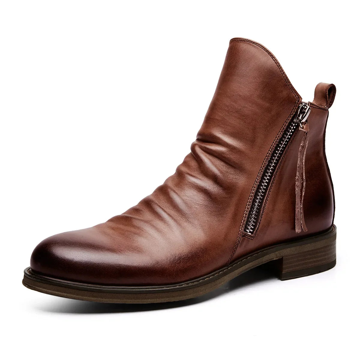 Carmichael Leather Chelsea Boots